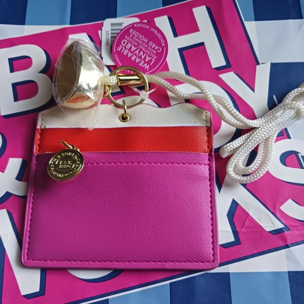 Bath and Body Works Wearable Lanyard with Pocketbac holder